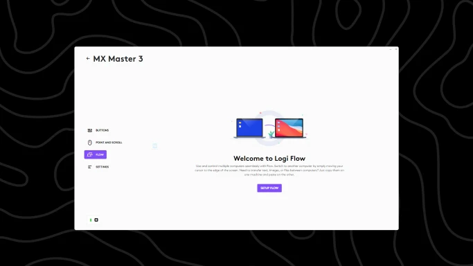 logi options+ mx master 3 mouse flow